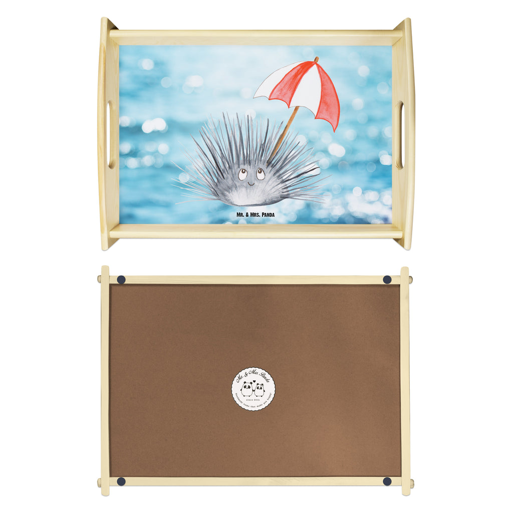 Serviertablett Seeigel Tablett, Holztablett, Küchentablett, Dekotablett, Frühstückstablett, Meerestiere, Meer, Urlaub, Seeigel, Achtsamkeit, Selbstakzeptanz, Selbstliebe, Hier und Jetzt, Leben, Lebe