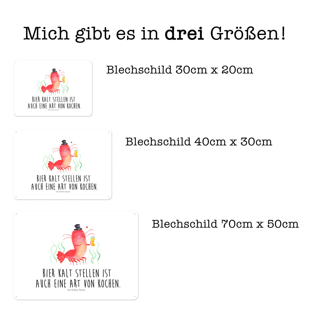 Blechschild Hummer mit Weizen Garnele, Garnelen, Bier, Kochen, Männerhaushalt, Junggeselle, Junggesellin, Bierliebhaber, Kneipe, Gasthaus, Wirtschaft Blechschild, Metallschild, Geschenk Schild, Schild, Magnet-Metall-Schild, Deko Schild, Wandschild, Wand-Dekoration, Türschild, Wandschild, Metallschild  Meerestiere, Meer, Urlaub
