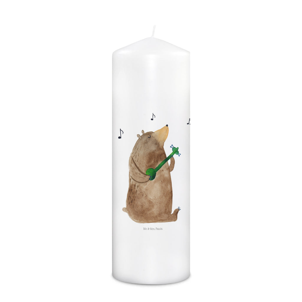 Kerze Bär Gitarre Kerze, Taufkerze, Kommunionskerze, Geburtstagskerze, Geschenk Kerze, Taufgeschenk Kerze, Kerze mit Druck, Besondere Kerze, Geschenkidee Kerze, Kerze für Kommunion, Geburtstag Kerze, Kommunion Kerze, Bär, Teddy, Teddybär