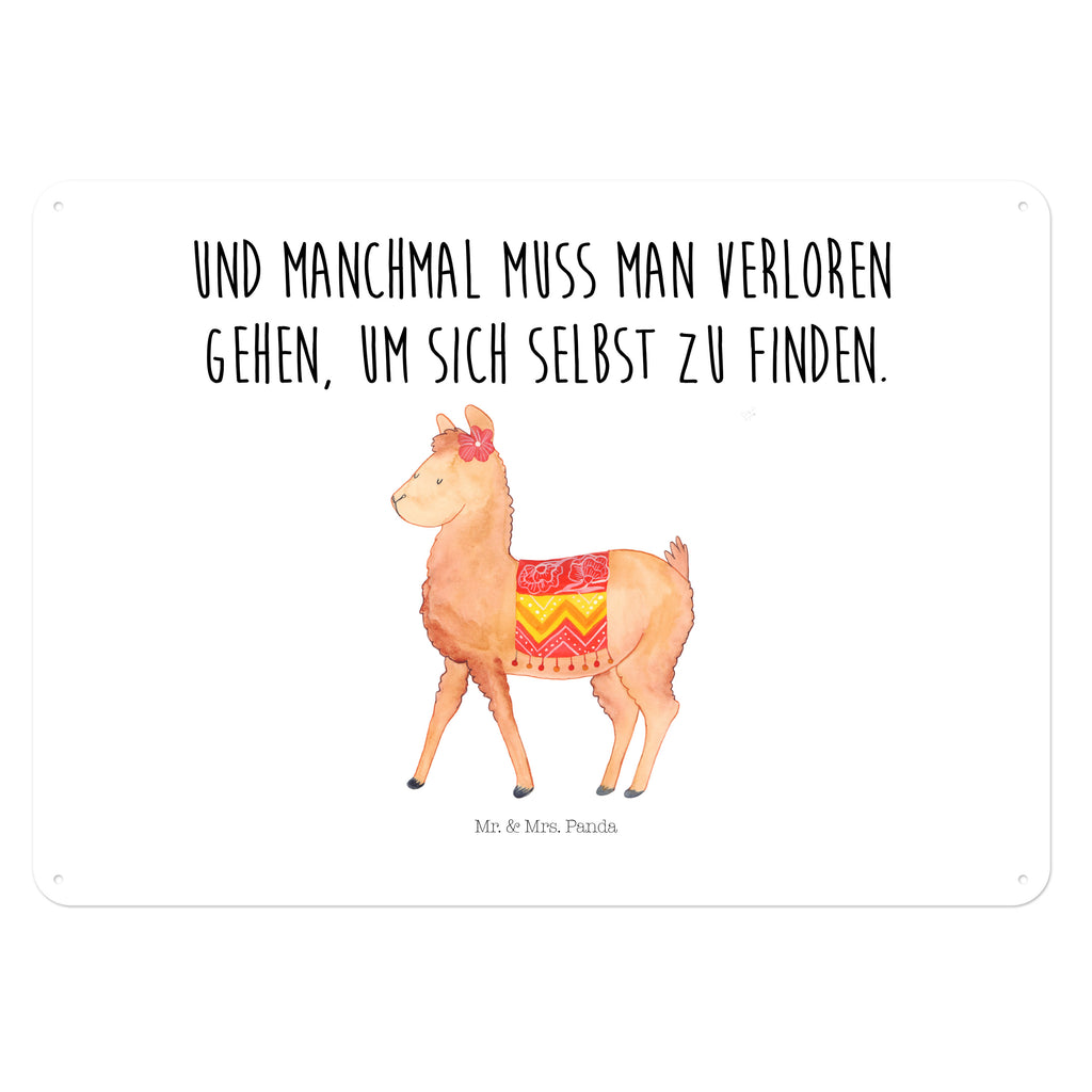 Blechschild Alpaka stolz  Blechschild, Metallschild, Geschenk Schild, Schild, Magnet-Metall-Schild, Deko Schild, Wandschild, Wand-Dekoration, Türschild, Wandschild, Metallschild  Alpaka, Lama