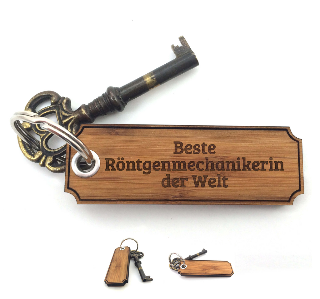 Schlüsselanhänger Classic Gravur Röntgenmechanikerin Schlüsselanhänger, Anhänger, Taschenanhänger, Glücksbringer, Geschenke, Schenken, Gravur