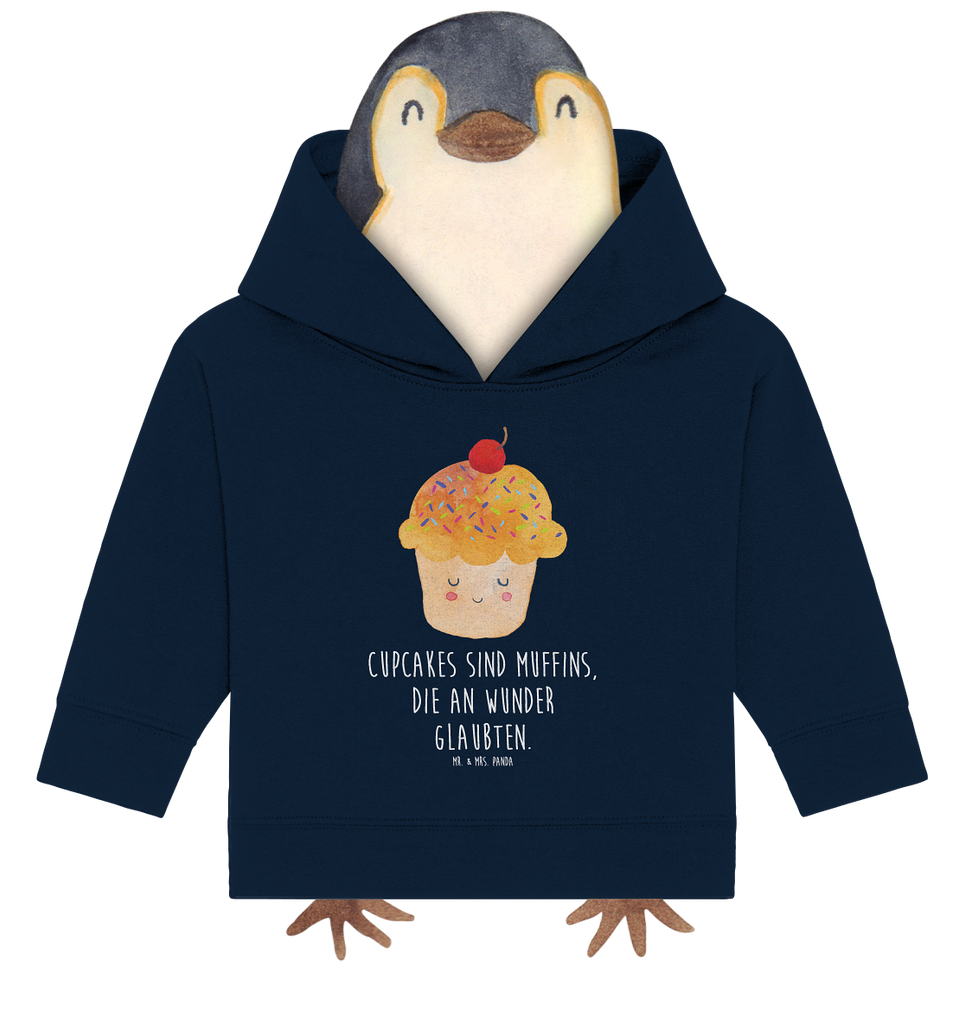 Organic Baby Hoodie Cupcake Baby Kapuzenshirt, Baby Kapuzensweatshirt, Baby Hoodie, Baby Pullover, Tiermotive, Gute Laune, lustige Sprüche, Tiere, Cupcakes, Muffin, Wunder, Küche Deko, Küche Spruch, Backen Geschenk, Geschenk Koch, Motivation Sprüche