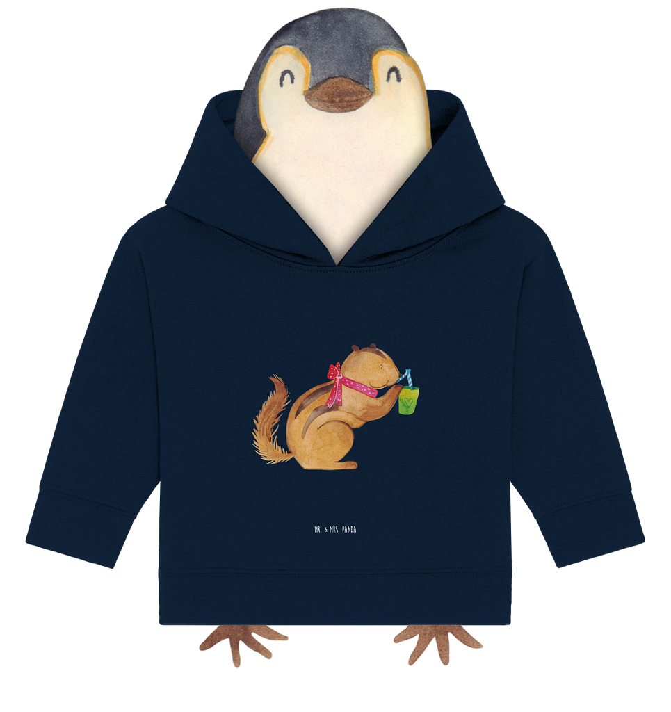 Organic Baby Hoodie Eichhörnchen Smoothie Baby Kapuzenshirt, Baby Kapuzensweatshirt, Baby Hoodie, Baby Pullover, Tiermotive, Gute Laune, lustige Sprüche, Tiere, Green Smoothies, Diät, Abnehmen, Streifenhörnchen, Eichhörnchen