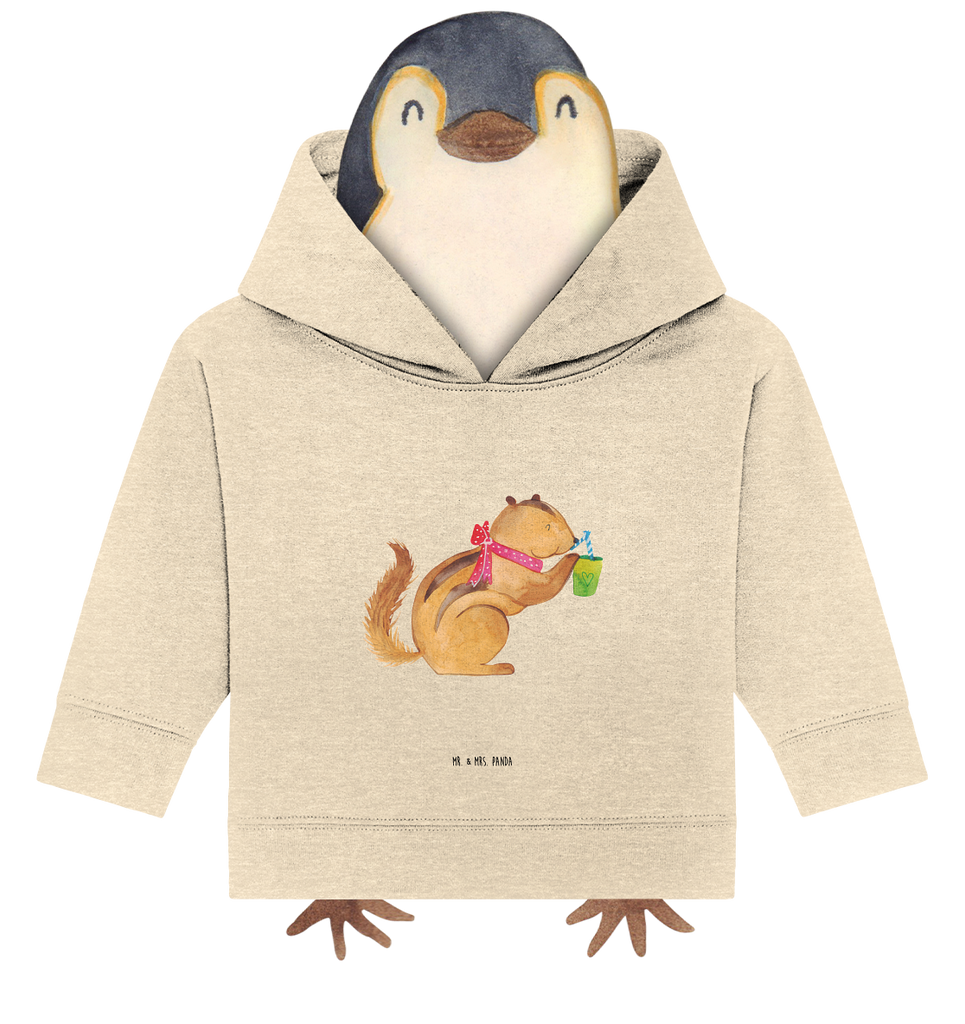 Organic Baby Hoodie Eichhörnchen Smoothie Baby Kapuzenshirt, Baby Kapuzensweatshirt, Baby Hoodie, Baby Pullover, Tiermotive, Gute Laune, lustige Sprüche, Tiere, Green Smoothies, Diät, Abnehmen, Streifenhörnchen, Eichhörnchen