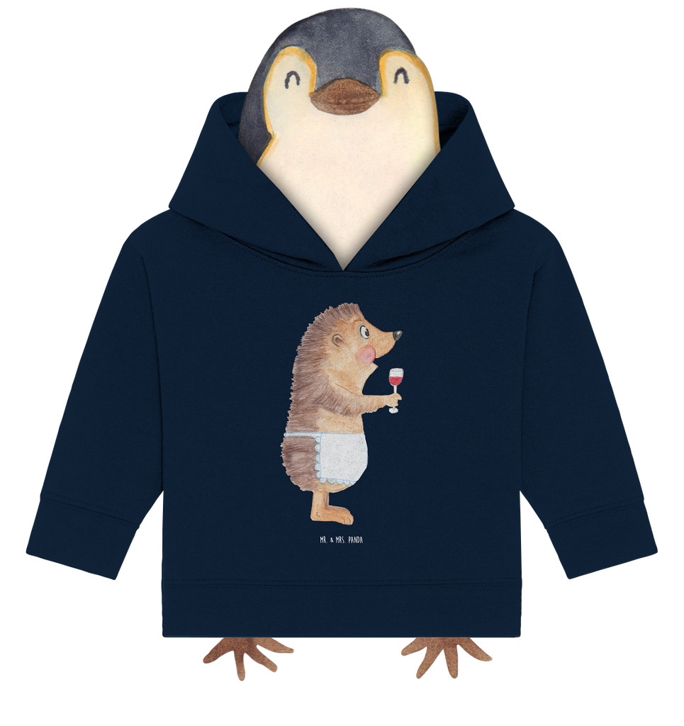 Organic Baby Hoodie Igel mit Wein Baby Kapuzenshirt, Baby Kapuzensweatshirt, Baby Hoodie, Baby Pullover, Tiermotive, Gute Laune, lustige Sprüche, Tiere, Wein Spruch, Igel, Geschenk Weintrinker, Geschenk Weinliebhaber, Wein Deko, Weinglas, Rotwein, Weißwein, Wein trinken