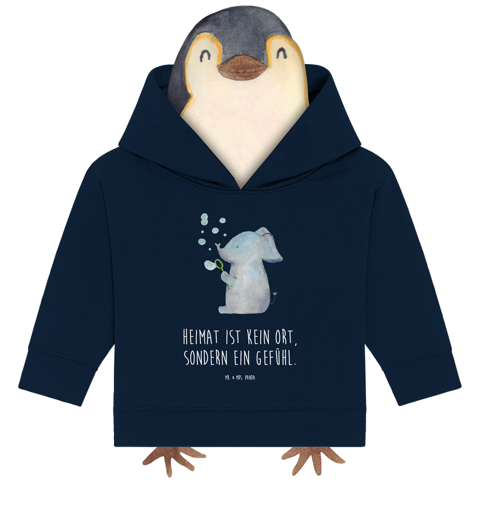 Organic Baby Hoodie Elefant Seifenblasen Baby Kapuzenshirt, Baby Kapuzensweatshirt, Baby Hoodie, Baby Pullover, Tiermotive, Gute Laune, lustige Sprüche, Tiere, Elefant, Elefanten, Dickhäter, Rüsseltier, Seifenblasen, Liebe, Heimat, Gefühl. Daheim, Liebesbeweis, Liebesspruch