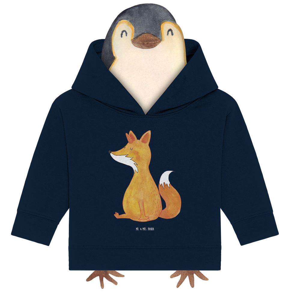 Organic Baby Hoodie Fuchshörnchen Wunsch Baby Kapuzenshirt, Baby Kapuzensweatshirt, Baby Hoodie, Baby Pullover, Einhorn, Einhörner, Einhorn Deko, Pegasus, Unicorn, Fuchs, Unicorns, Fuchshörnchen, Fuchshorn, Foxycorn, Füchse