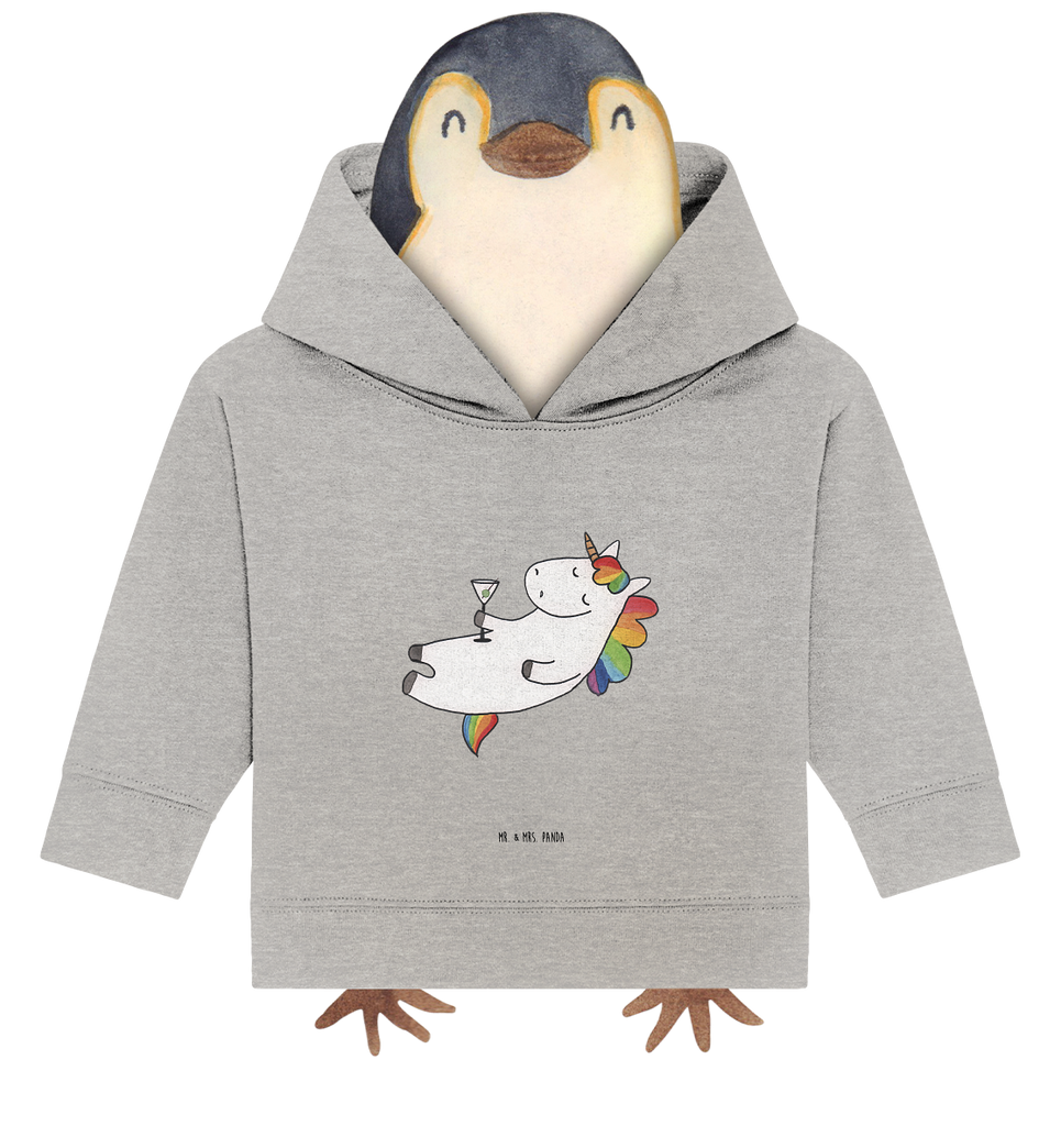 Organic Baby Hoodie Einhorn Cocktail Baby Kapuzenshirt, Baby Kapuzensweatshirt, Baby Hoodie, Baby Pullover, Einhorn, Einhörner, Einhorn Deko, Pegasus, Unicorn, Party, Spaß, Feiern, Caipirinha, Rum, Cuba Libre, Sekt, Freundin, Geburtstag, lustig, witzig, Spruch, Glitzer