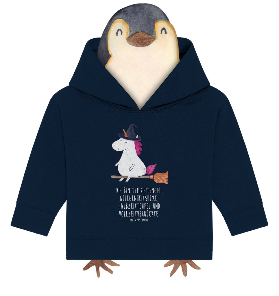 Organic Baby Hoodie Einhorn Hexe Baby Kapuzenshirt, Baby Kapuzensweatshirt, Baby Hoodie, Baby Pullover, Einhorn, Einhörner, Einhorn Deko, Pegasus, Unicorn, Frau, Ehefrau, Hexe, Teufel, Engel, Verrückte, Freundin, Leben, Zicke