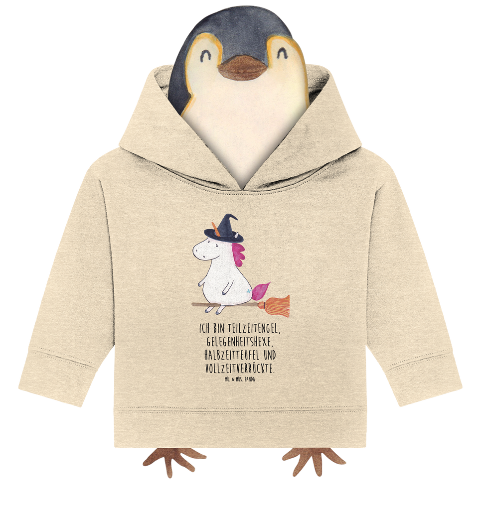 Organic Baby Hoodie Einhorn Hexe Baby Kapuzenshirt, Baby Kapuzensweatshirt, Baby Hoodie, Baby Pullover, Einhorn, Einhörner, Einhorn Deko, Pegasus, Unicorn, Frau, Ehefrau, Hexe, Teufel, Engel, Verrückte, Freundin, Leben, Zicke