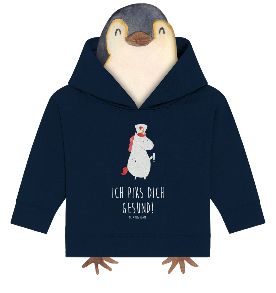 Organic Baby Hoodie Einhorn Krankenschwester Baby Kapuzenshirt, Baby Kapuzensweatshirt, Baby Hoodie, Baby Pullover, Einhorn, Einhörner, Einhorn Deko, Pegasus, Unicorn, Krankenschwester Geschenk, Krankenpfleger Geschenk, Krankenpflegerin, Krankenschwester Dankeschön, Krankenhaus, Ärztin Geschenk