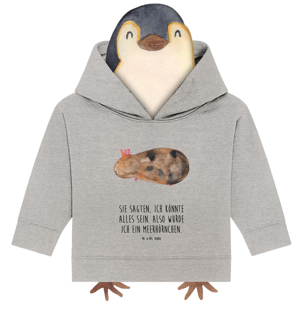 Organic Baby Hoodie Meerhörnchen Baby Kapuzenshirt, Baby Kapuzensweatshirt, Baby Hoodie, Baby Pullover, Einhorn, Einhörner, Einhorn Deko, Pegasus, Unicorn, Meerhörnchen, Meericorn, Meerschwein, Meerschweinchen