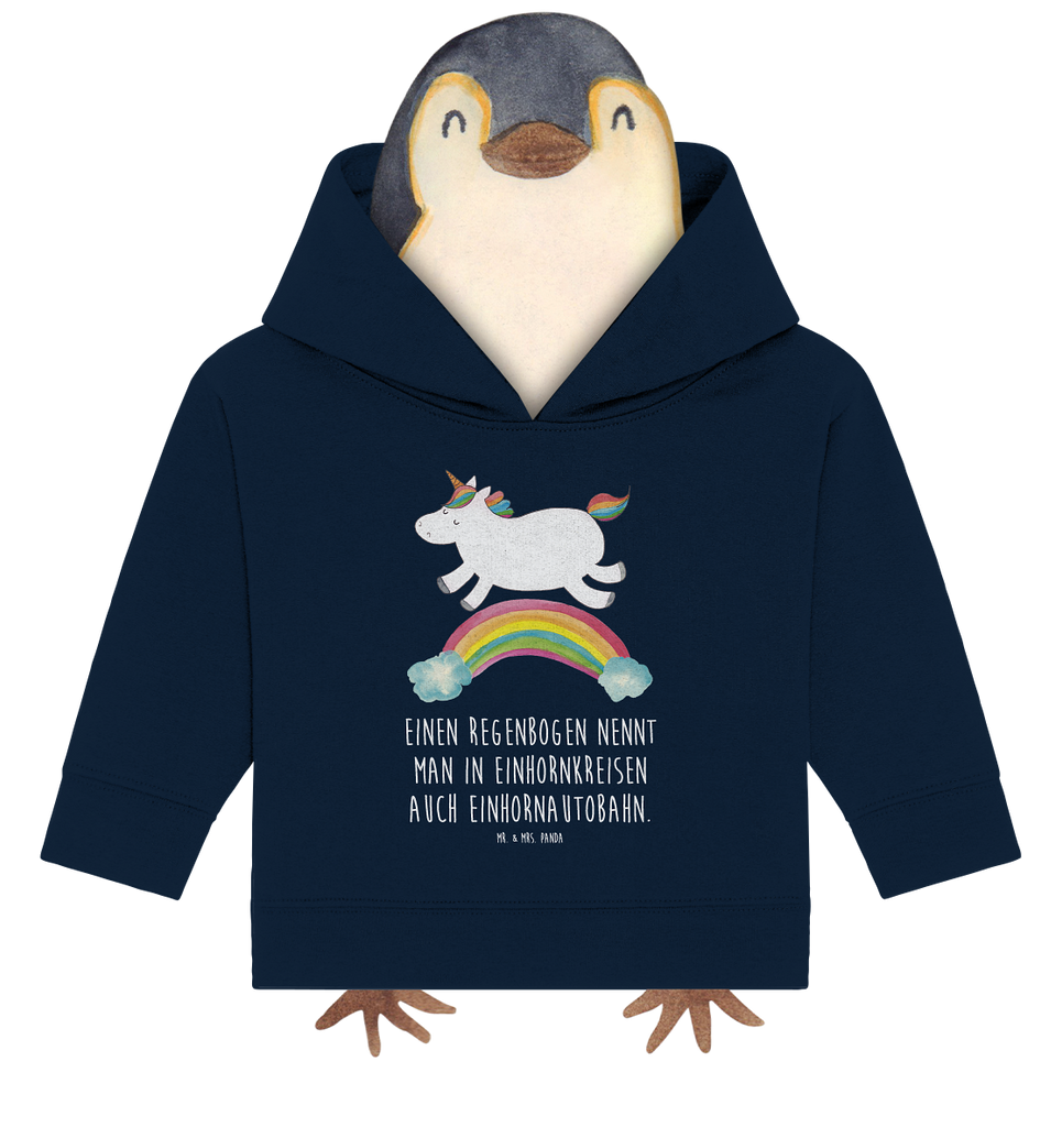 Organic Baby Hoodie Einhorn Regenbogen Baby Kapuzenshirt, Baby Kapuzensweatshirt, Baby Hoodie, Baby Pullover, Einhorn, Einhörner, Einhorn Deko, Pegasus, Unicorn, Regenbogen, Glitzer, Einhornpower, Erwachsenwerden, Einhornautobahn