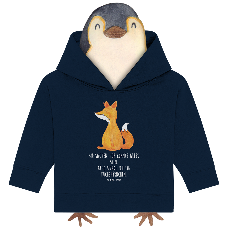 Organic Baby Hoodie Fuchshörnchen Baby Kapuzenshirt, Baby Kapuzensweatshirt, Baby Hoodie, Baby Pullover, Einhorn, Einhörner, Einhorn Deko, Pegasus, Unicorn, Fuchs, Unicorns, Fuchshörnchen, Fuchshorn, Foxycorn, Füchse