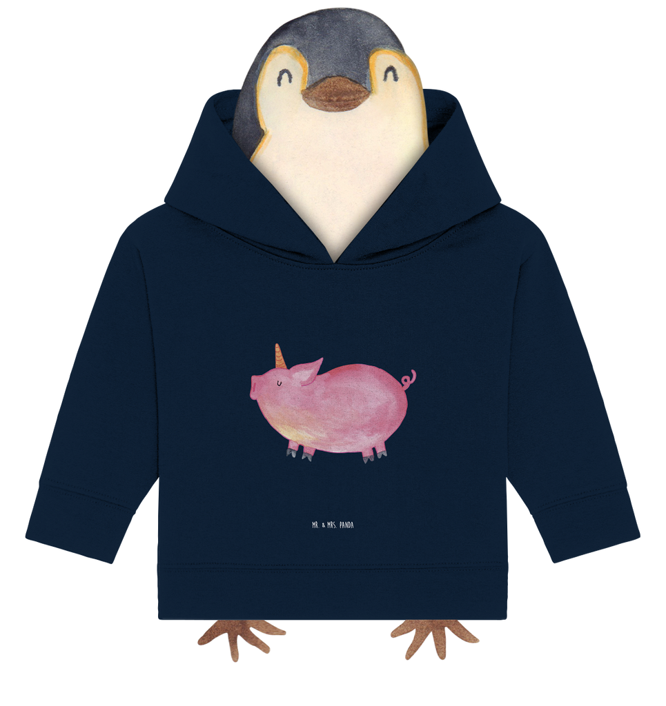 Organic Baby Hoodie Einhorn Schweinhorn Baby Kapuzenshirt, Baby Kapuzensweatshirt, Baby Hoodie, Baby Pullover, Einhorn, Einhörner, Einhorn Deko, Pegasus, Unicorn, Party, Spaß, Schwein, Schweinhorn, Bauer, witzig. lustig, Spruch, geschenk, Pig, Piggy, funny, english, englisch