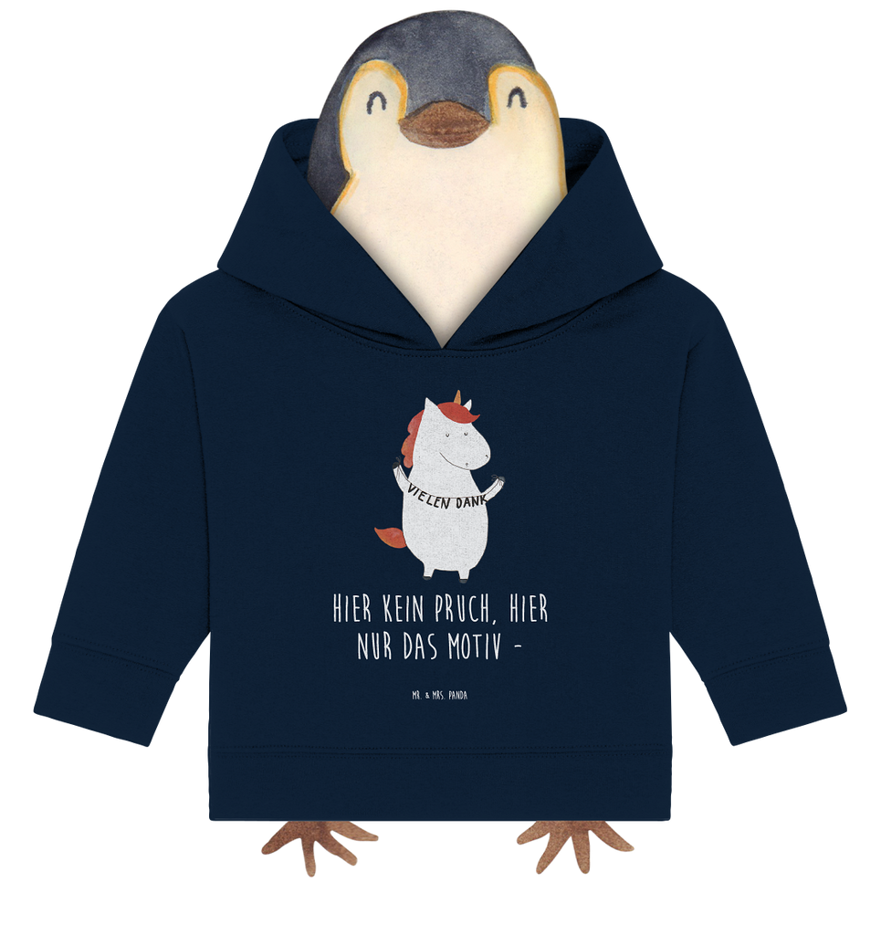 Organic Baby Hoodie Einhorn Vielen Dank Baby Kapuzenshirt, Baby Kapuzensweatshirt, Baby Hoodie, Baby Pullover, Einhorn, Einhörner, Einhorn Deko, Pegasus, Unicorn, Danke, vielen Dank, Dankeschön, Danksagung