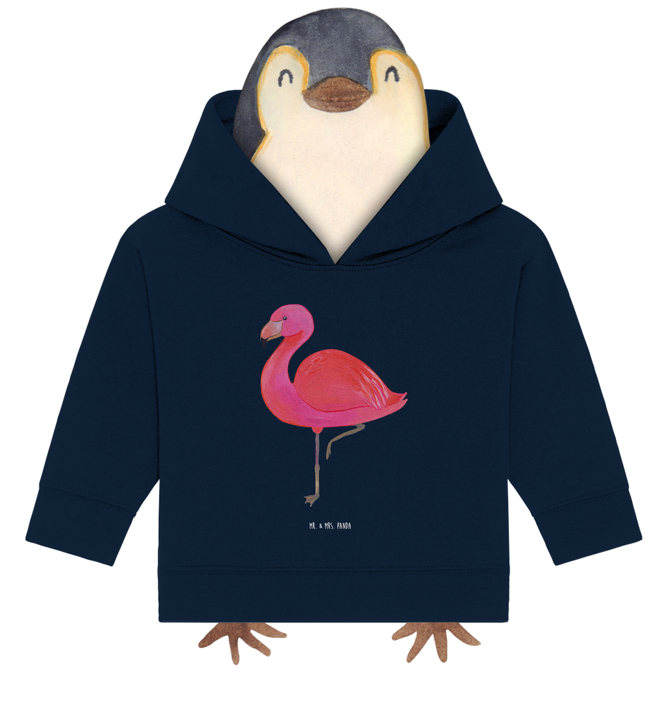 Organic Baby Hoodie Flamingo classic Bio, Baby Kapuzenshirt, Baby Kapuzensweatshirt, Baby Hoodie, Baby Pullover, Flamingo, Einzigartig, Selbstliebe, Stolz, ich, für mich, Spruch, Freundin, Freundinnen, Außenseiter, Sohn, Tochter, Geschwister
