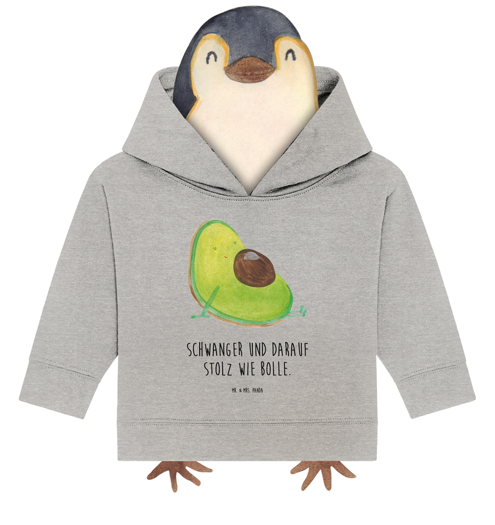 Organic Baby Hoodie Avocado schwanger Baby Kapuzenshirt, Baby Kapuzensweatshirt, Baby Hoodie, Baby Pullover, Avocado, Veggie, Vegan, Gesund, schwanger, Schwangerschaft, Babyparty, Babyshower