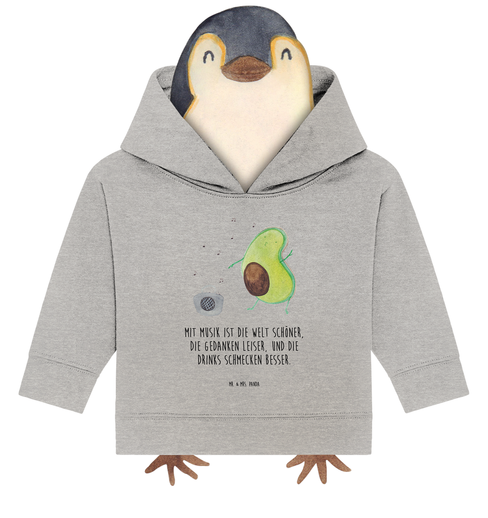 Organic Baby Hoodie Avocado tanzt Baby Kapuzenshirt, Baby Kapuzensweatshirt, Baby Hoodie, Baby Pullover, Avocado, Veggie, Vegan, Gesund