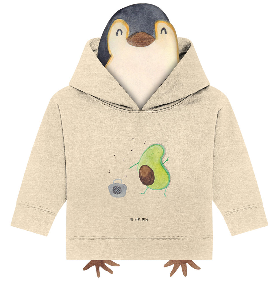 Organic Baby Hoodie Avocado tanzt Baby Kapuzenshirt, Baby Kapuzensweatshirt, Baby Hoodie, Baby Pullover, Avocado, Veggie, Vegan, Gesund