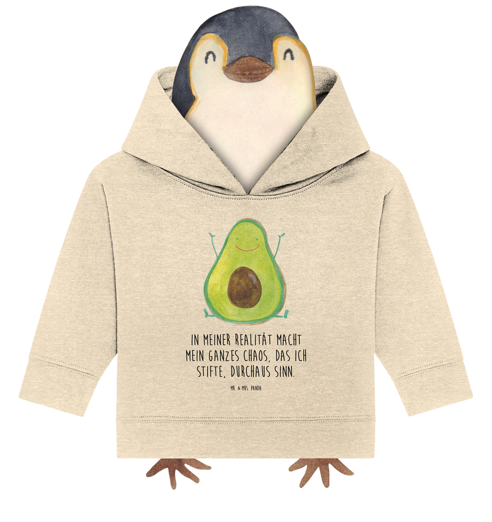 Organic Baby Hoodie Avocado Happy Baby Kapuzenshirt, Baby Kapuzensweatshirt, Baby Hoodie, Baby Pullover, Avocado, Veggie, Vegan, Gesund, Chaos