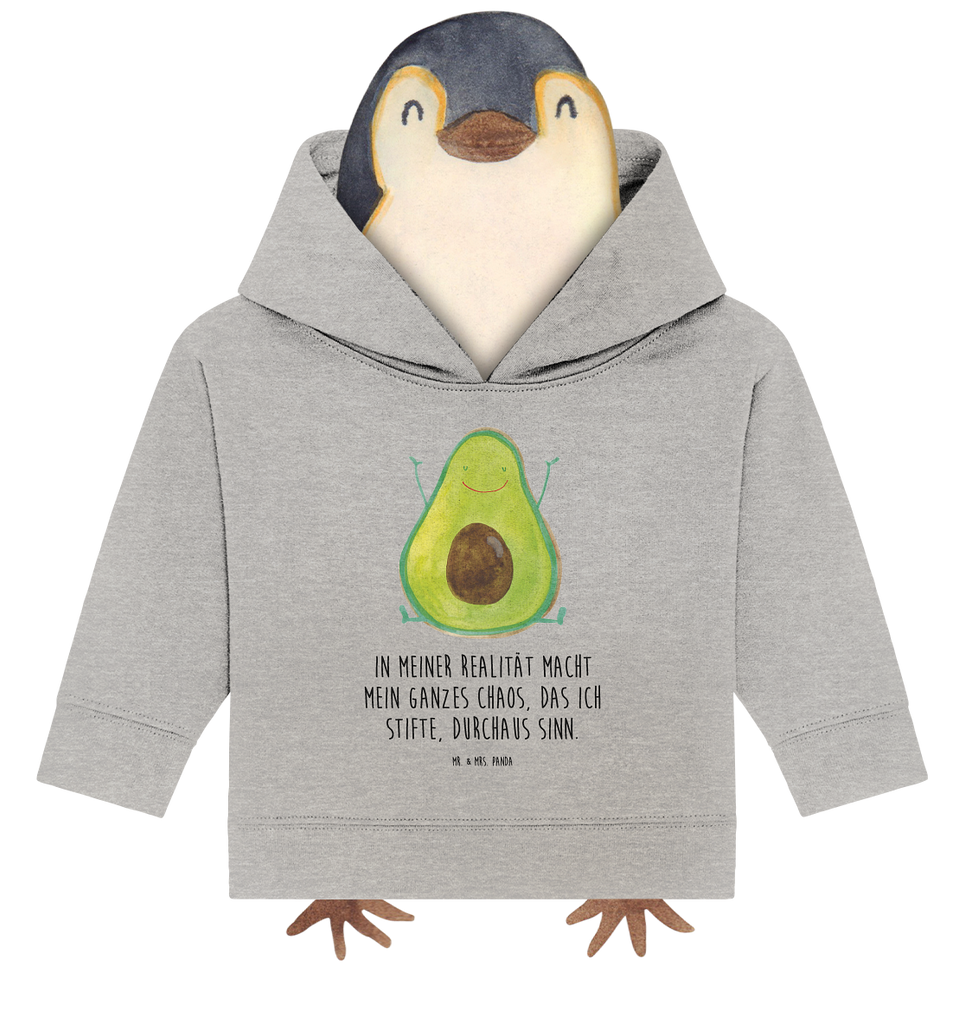 Organic Baby Hoodie Avocado Happy Baby Kapuzenshirt, Baby Kapuzensweatshirt, Baby Hoodie, Baby Pullover, Avocado, Veggie, Vegan, Gesund, Chaos