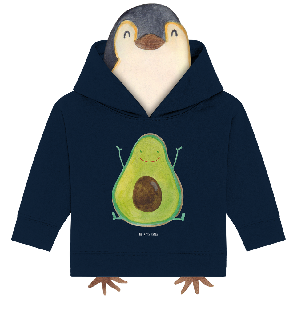 Organic Baby Hoodie Avocado Happy Baby Kapuzenshirt, Baby Kapuzensweatshirt, Baby Hoodie, Baby Pullover, Avocado, Veggie, Vegan, Gesund, Chaos