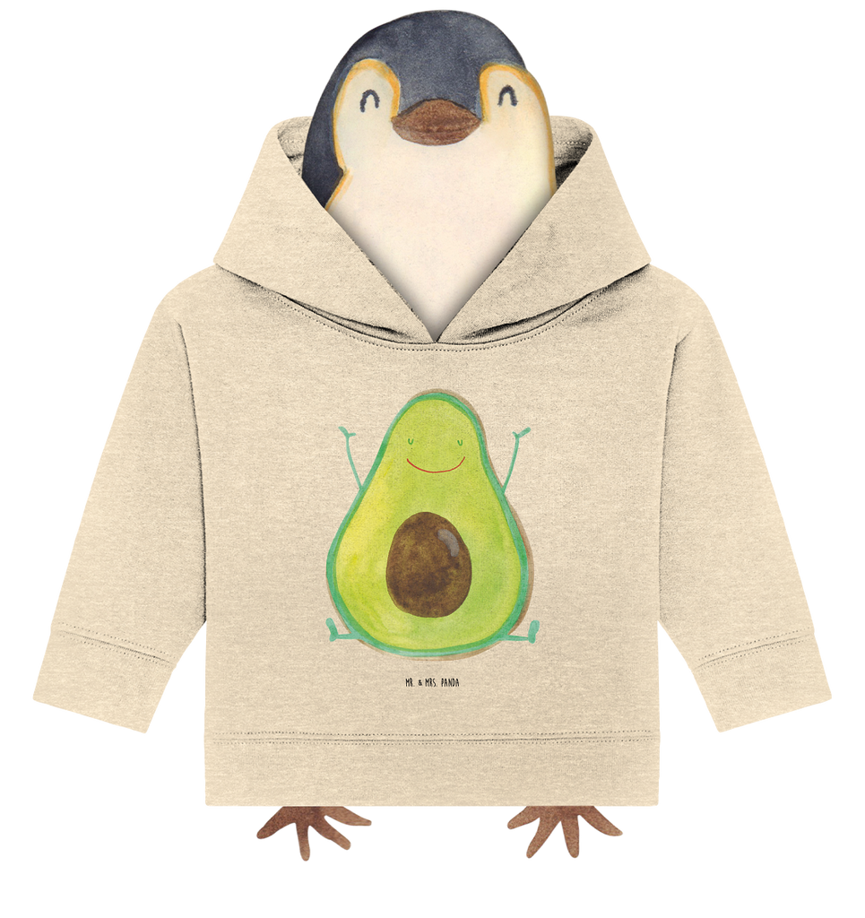 Organic Baby Hoodie Avocado Happy Baby Kapuzenshirt, Baby Kapuzensweatshirt, Baby Hoodie, Baby Pullover, Avocado, Veggie, Vegan, Gesund, Chaos
