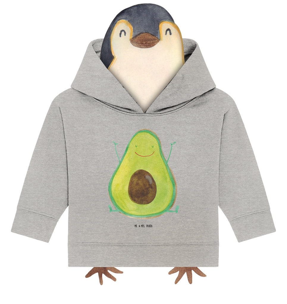 Organic Baby Hoodie Avocado Happy Baby Kapuzenshirt, Baby Kapuzensweatshirt, Baby Hoodie, Baby Pullover, Avocado, Veggie, Vegan, Gesund, Chaos