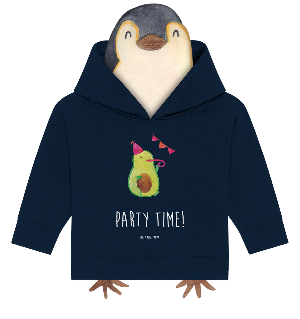 Organic Baby Hoodie Avocado Party Time Baby Kapuzenshirt, Baby Kapuzensweatshirt, Baby Hoodie, Baby Pullover, Avocado, Veggie, Vegan, Gesund