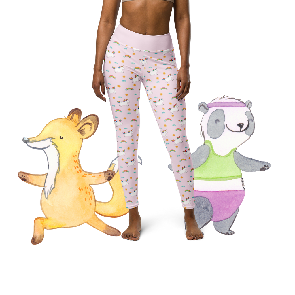 Yogahose Einhorn Happy Yogapants, Yogaleggings, Yogaleggins, Yogahose Damen, Yogahose, Frauen, Yogahose Mädchen, Yogahose Kinder, Yogahose Herren, Yogahose Männer, Einhorn, Einhörner, Einhorn Deko, Pegasus, Unicorn, glücklich, fröhlich, Spaß, Freude, Lebensfreude, witzig, spannend, Lächeln, Lachen