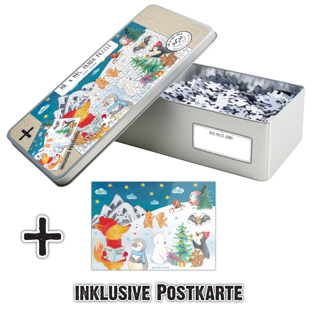 1500 Teile Puzzle Winter in den Bergen Puzzle 1500, puzzeln, Legespiel, Puzzlespiel, Winter, Weihnachten, Weihnachtsdeko, Nikolaus, Advent, Heiligabend, Wintermotiv