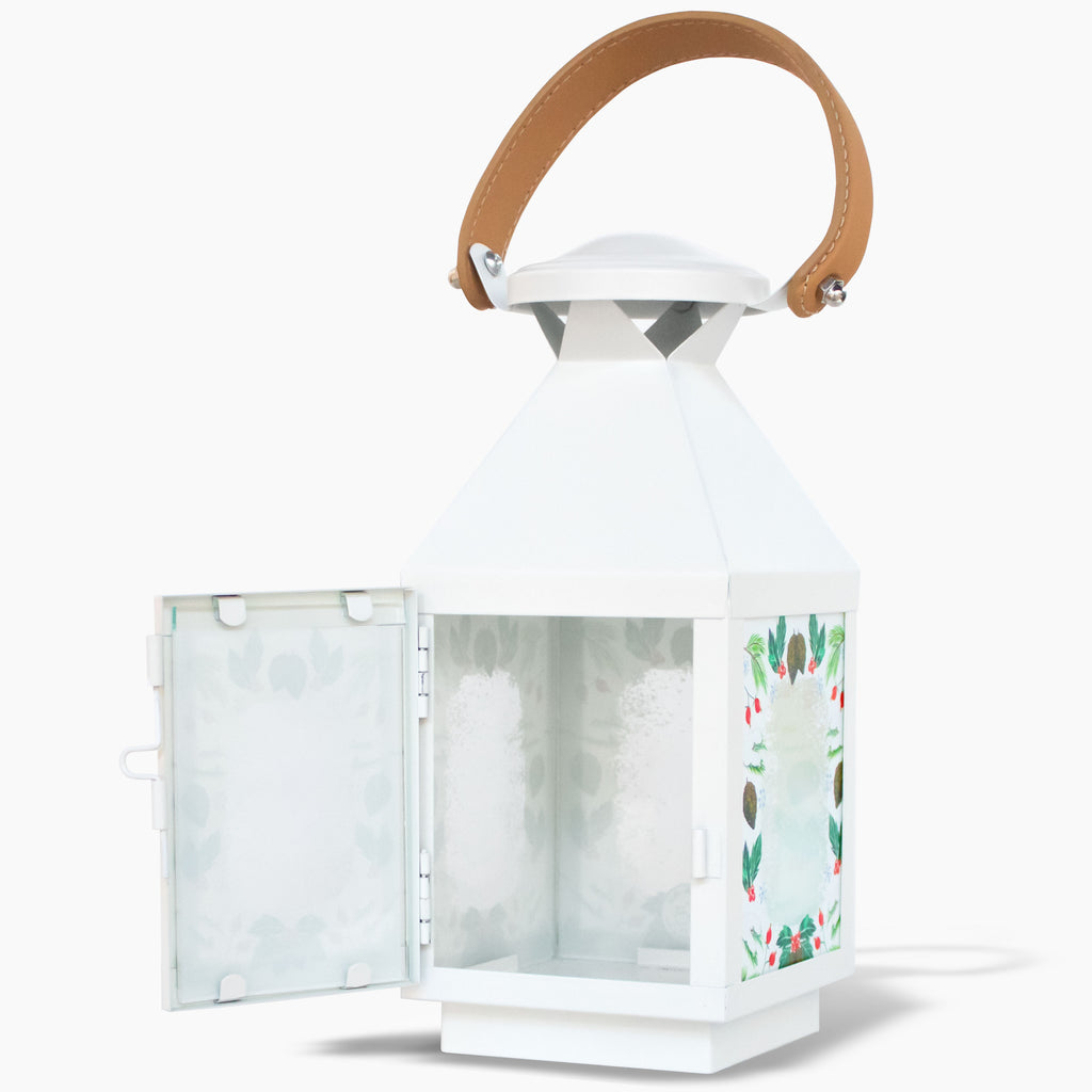 Deko Laterne Winter Ranke Gartenlampe, Gartenleuchte, Gartendekoration, Gartenlicht, Laterne  kleine Laternen, XXL Laternen, Laterne groß, Winter, Weihnachten, Weihnachtsdeko, Nikolaus, Advent, Heiligabend, Wintermotiv