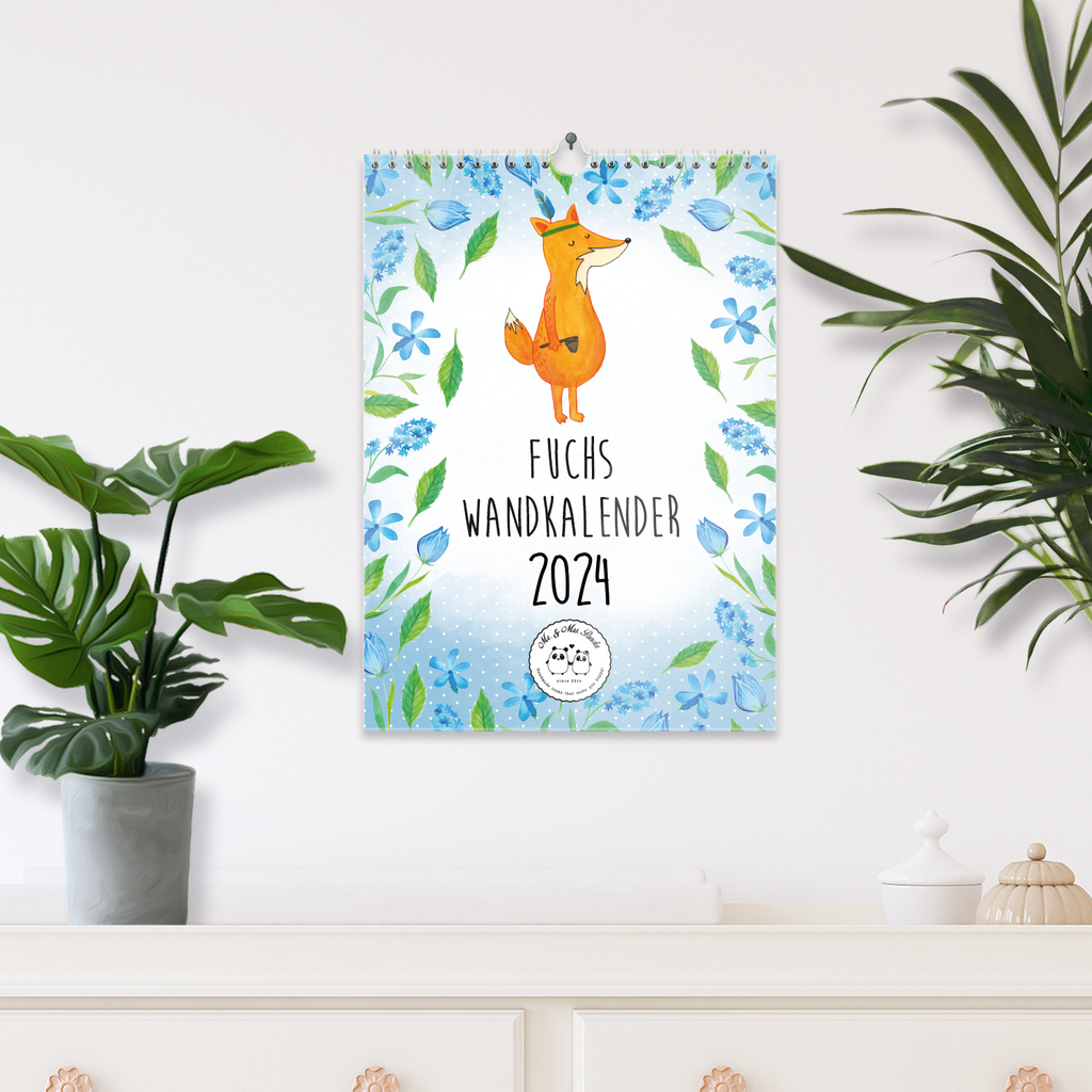 A3 Wandkalender 2024 Fuchs Collection Wandkalender, Kalender, Jahreskalender, Terminplaner, Wand, Jahresplaner, Fuchs
