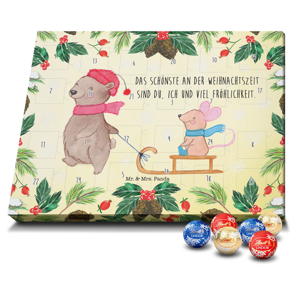 Lindor Adventskalender Bär Maus Schlitten Adventskalender, Weihnachtskalender, Kalender, Weihnachten, Schokoladen Adventskalender, Adventskalender 2021, Schoko Adventskalender, Lindt, Lindor, Winter, Weihnachtsdeko, Nikolaus, Advent, Heiligabend, Wintermotiv
