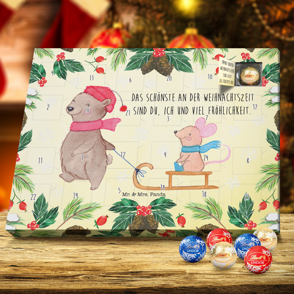 Lindor Adventskalender Bär Maus Schlitten Adventskalender, Weihnachtskalender, Kalender, Weihnachten, Schokoladen Adventskalender, Adventskalender 2021, Schoko Adventskalender, Lindt, Lindor, Winter, Weihnachtsdeko, Nikolaus, Advent, Heiligabend, Wintermotiv