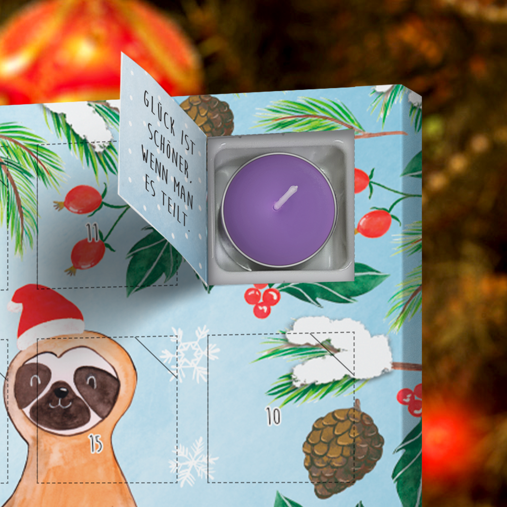 Duftkerzen Adventskalender Faultier Kakao Adventskalender, Duftkerzen, Teelichter, Kalender, 2021, Winter, Weihnachten, Weihnachtsdeko, Nikolaus, Advent, Heiligabend, Wintermotiv