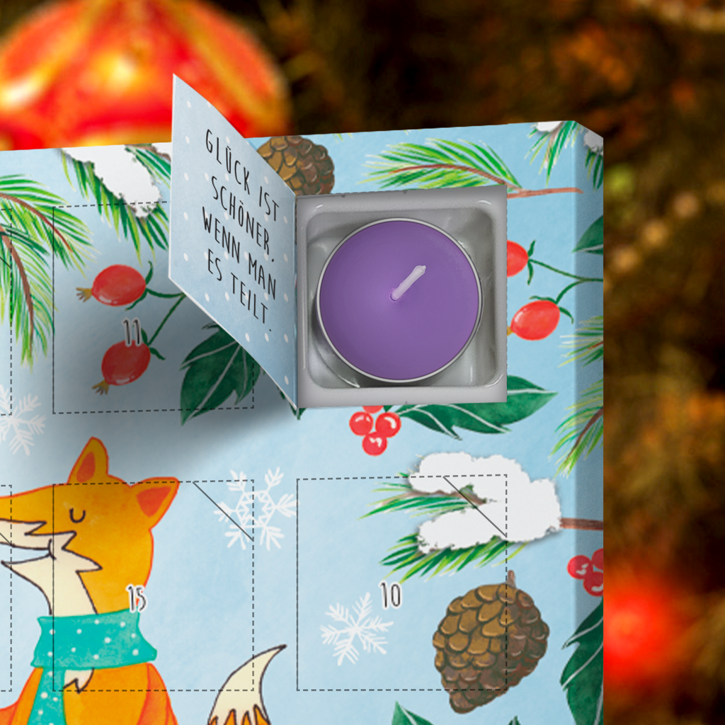 Duftkerzen Adventskalender Fuchs Keksdose Adventskalender, Duftkerzen, Teelichter, Kalender, 2021, Winter, Weihnachten, Weihnachtsdeko, Nikolaus, Advent, Heiligabend, Wintermotiv