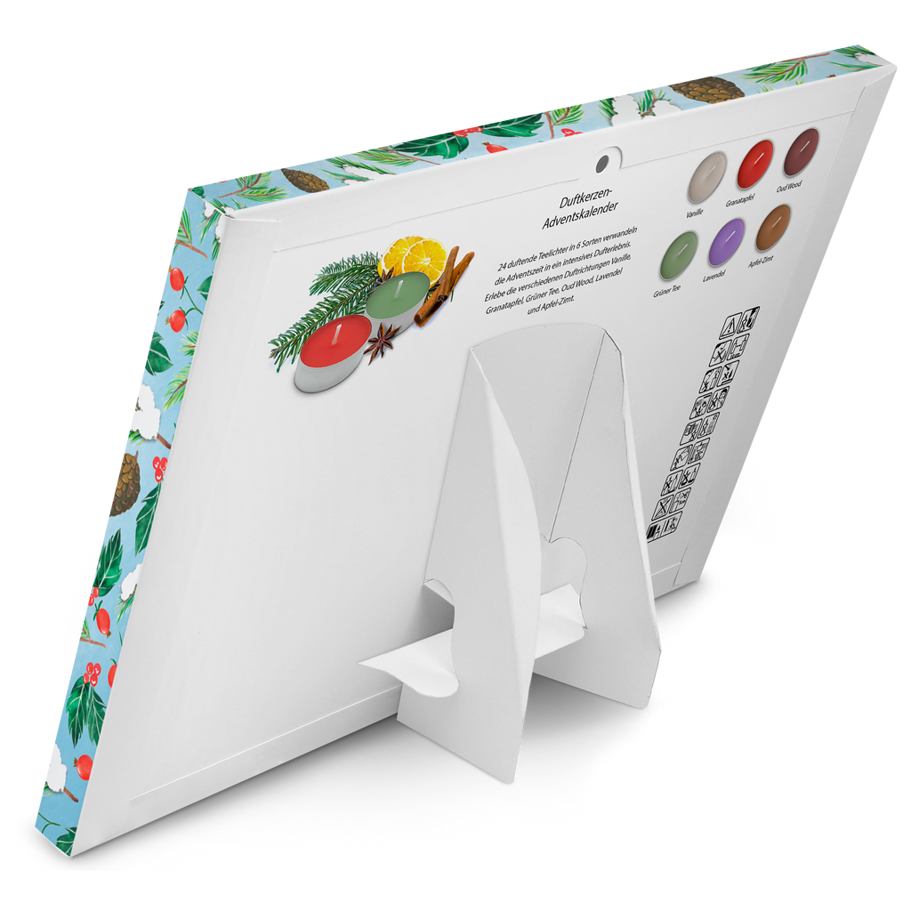 Duftkerzen Adventskalender Weihnachtsbaum schmücken Adventskalender, Duftkerzen, Teelichter, Kalender, 2021, Winter, Weihnachten, Weihnachtsdeko, Nikolaus, Advent, Heiligabend, Wintermotiv