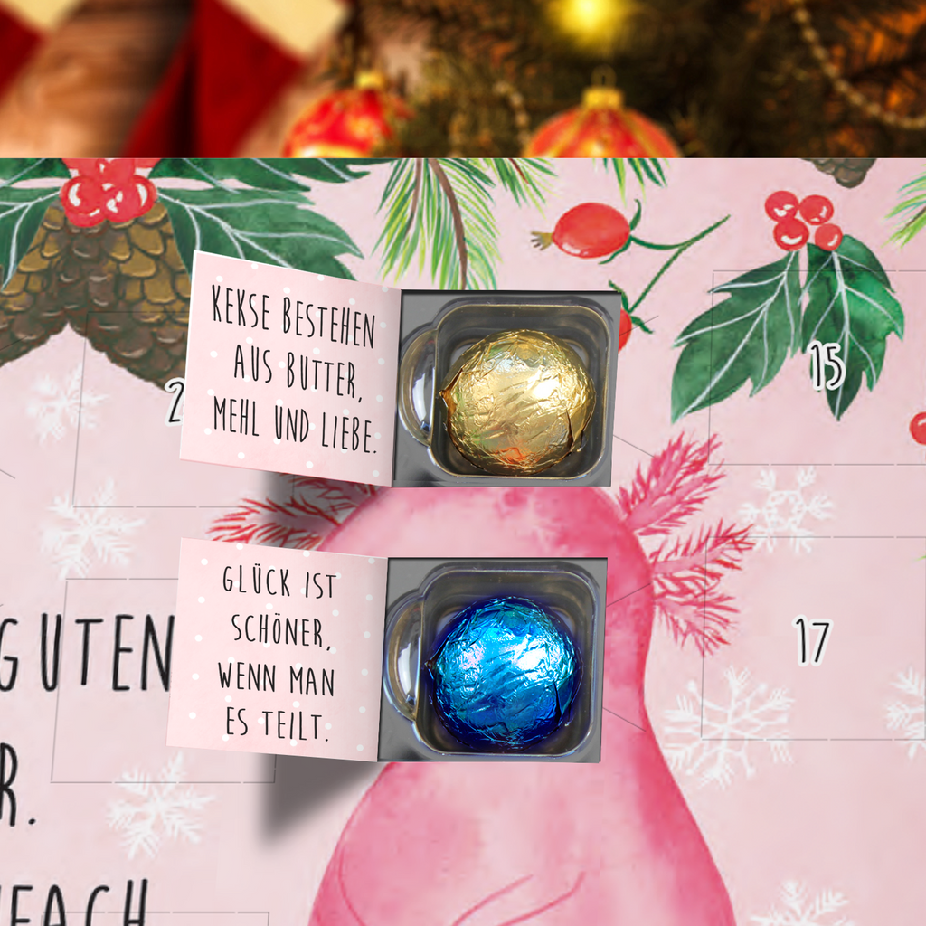 Schoko Adventskalender Axolotl Glücklich Schokoladen Adventskalender, Adventskalender, Schoko Adventskalender, Winter, Weihnachten, Weihnachtsdeko, Nikolaus, Advent, Heiligabend, Wintermotiv