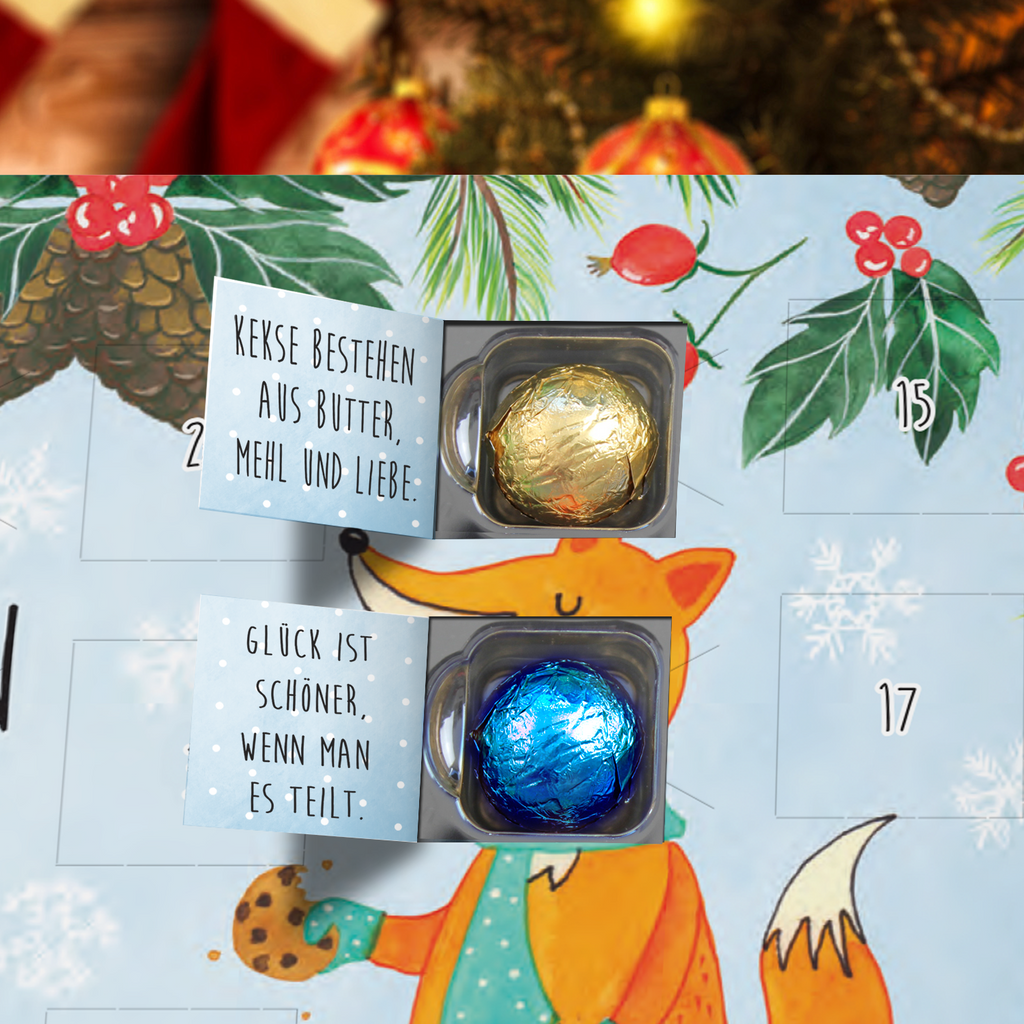 Schoko Adventskalender Fuchs Keksdose Schokoladen Adventskalender, Adventskalender, Schoko Adventskalender, Winter, Weihnachten, Weihnachtsdeko, Nikolaus, Advent, Heiligabend, Wintermotiv