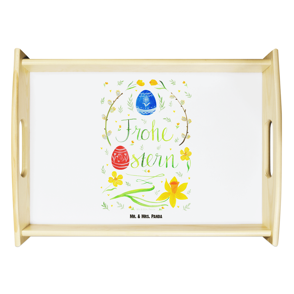 Serviertablett Frohe Ostern Tablett, Holztablett, Küchentablett, Dekotablett, Frühstückstablett, Ostern, Osterhase, Ostergeschenke, Osternest, Osterdeko, Geschenk zu Ostern, Frohe Ostern, Ostergrüße, Osterblume, Osterei, bemalte Ostereier, Weidenkätzchen. Lettering