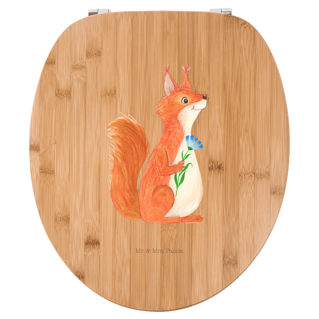 Motiv WC Sitz Eichhörnchen Blume Klobrille, Klodeckel, Toilettendeckel, WC-Sitz, Toilette, Tiermotive, Gute Laune, lustige Sprüche, Tiere, Eichhörnchen, Eichhorn, Spruch positiv, Lachen, Spaß, Motivation Sprüche, Motivation Bilder, glücklich Spruch, Spruch Deko