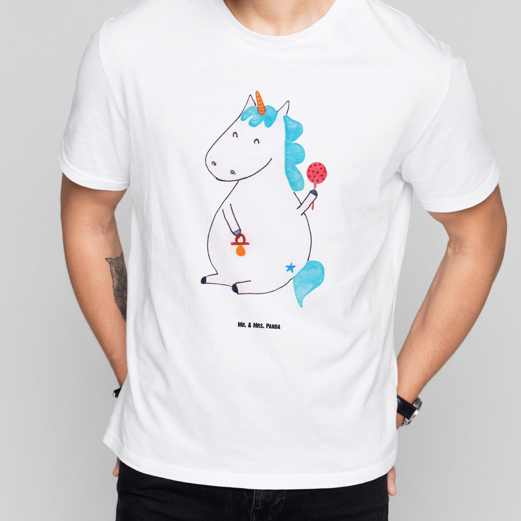 Größe L T-Shirt Einhorn Baby T-Shirt, Shirt, Tshirt, Lustiges T-Shirt, T-Shirt mit Spruch, Party, Junggesellenabschied, Jubiläum, Geburstag, Herrn, Damen, Männer, Frauen, Schlafshirt, Nachthemd, Sprüche, Einhorn, Einhörner, Einhorn Deko, Pegasus, Unicorn, Mutter, Geburt, Geburtstag, erstes Kind, Baby, Babyglück, Nachwuchs, Eltern, Kind, Schnuller
