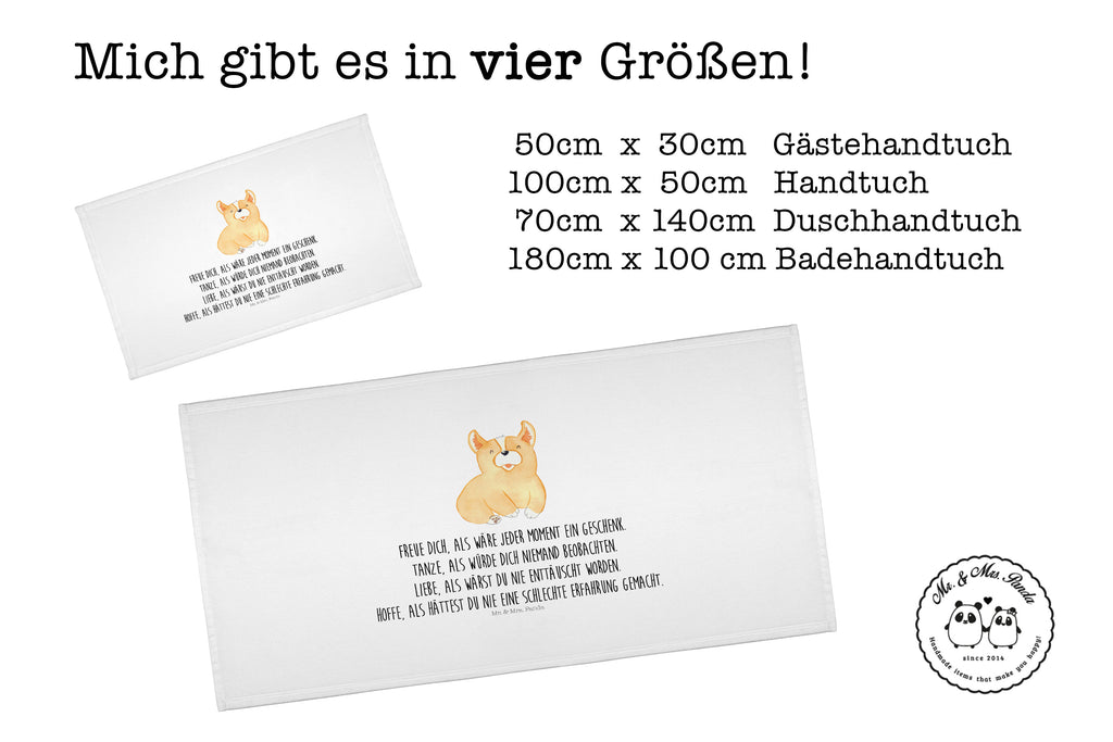 50 x 100 Handtuch Corgie Handtuch, Badehandtuch, Badezimmer, Handtücher, groß, Kinder, Baby, Hund, Hundemotiv, Haustier, Hunderasse, Tierliebhaber, Hundebesitzer, Sprüche, Corgie, Welsh Corgie Pembroke, britisch, Motivation, Spruch, Hundespruch, Lebensfreude