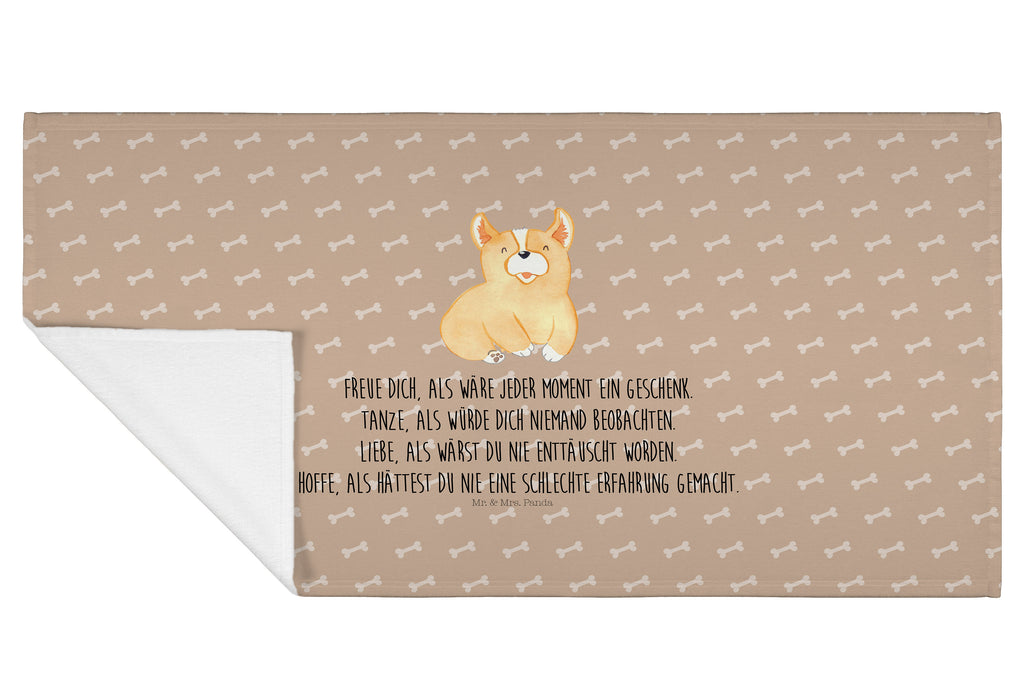 50 x 100 Handtuch Corgie Handtuch, Badehandtuch, Badezimmer, Handtücher, groß, Kinder, Baby, Hund, Hundemotiv, Haustier, Hunderasse, Tierliebhaber, Hundebesitzer, Sprüche, Corgie, Welsh Corgie Pembroke, britisch, Motivation, Spruch, Hundespruch, Lebensfreude