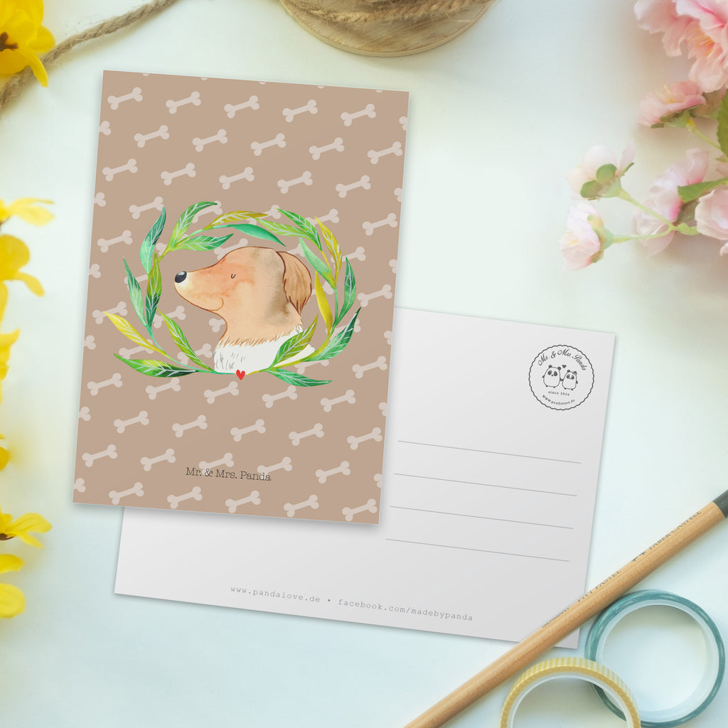 Postkarte Hund Ranke Geschenkkarte, Grußkarte, Karte, Einladung, Ansichtskarte, Geburtstagskarte, Einladungskarte, Dankeskarte, Hund, Hundemotiv, Haustier, Hunderasse, Tierliebhaber, Hundebesitzer, Sprüche, Ranke, Therapie, Selbsttherapie, Hundeliebe, Hundeglück, Hunde