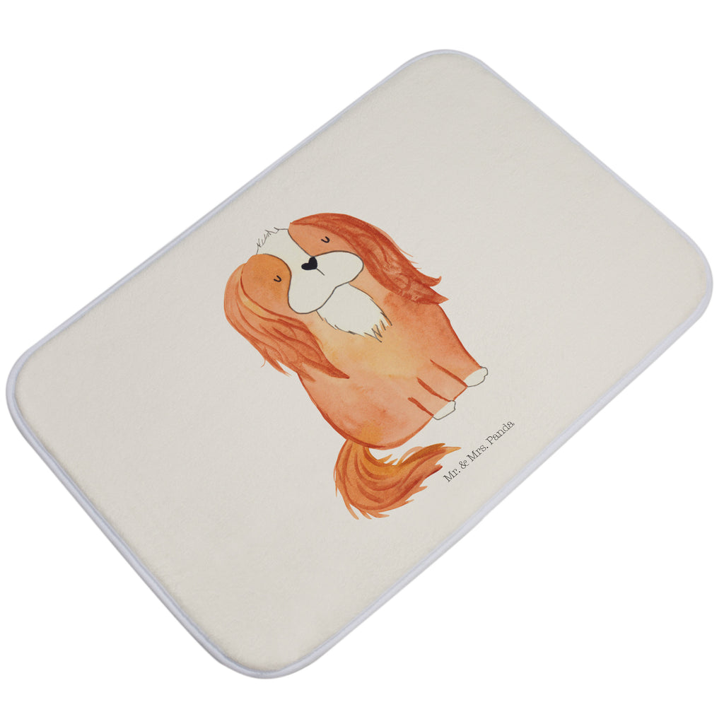 Badvorleger Cavalier King Charles Spaniel Badematte, Badteppich, Duschvorleger, Badezimmerteppich, Badezimmermatte, Badvorleger, Duschmatte, Duschteppich, Hund, Hundemotiv, Haustier, Hunderasse, Tierliebhaber, Hundebesitzer, Sprüche, Cavalier King Charles Spaniel, Cockerspaniel, Spaniel, Spruch, schönster Hund