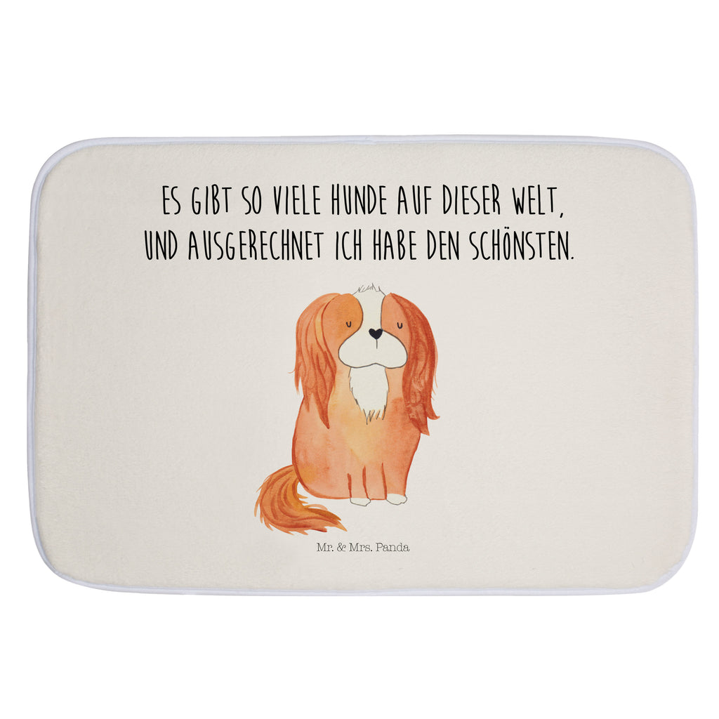 Badvorleger Cavalier King Charles Spaniel Badematte, Badteppich, Duschvorleger, Badezimmerteppich, Badezimmermatte, Badvorleger, Duschmatte, Duschteppich, Hund, Hundemotiv, Haustier, Hunderasse, Tierliebhaber, Hundebesitzer, Sprüche, Cavalier King Charles Spaniel, Cockerspaniel, Spaniel, Spruch, schönster Hund
