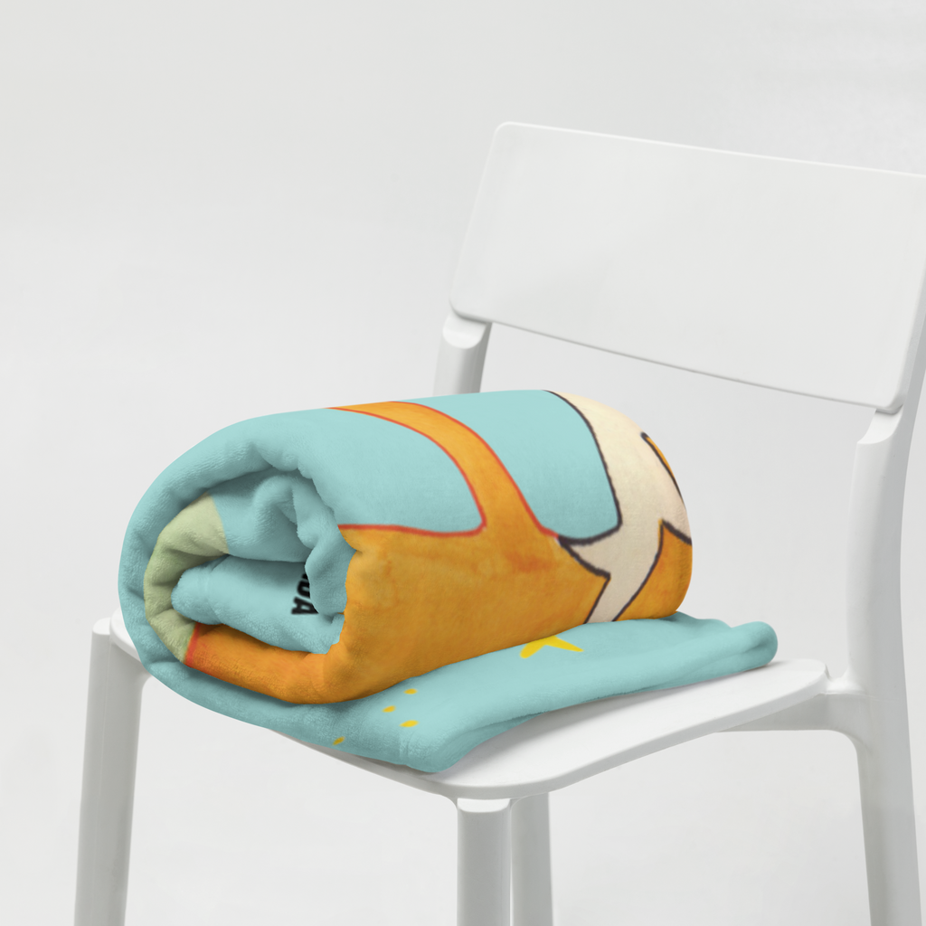 Babydecke Fuchs Sterne Babydecke, Babygeschenk, Geschenk Geburt, Babyecke Kuscheldecke, Krabbeldecke, Fuchs, Füchse, tröstende Worte, Spruch positiv, Spruch schön, Romantik, Always Look on the Bright Side of Life